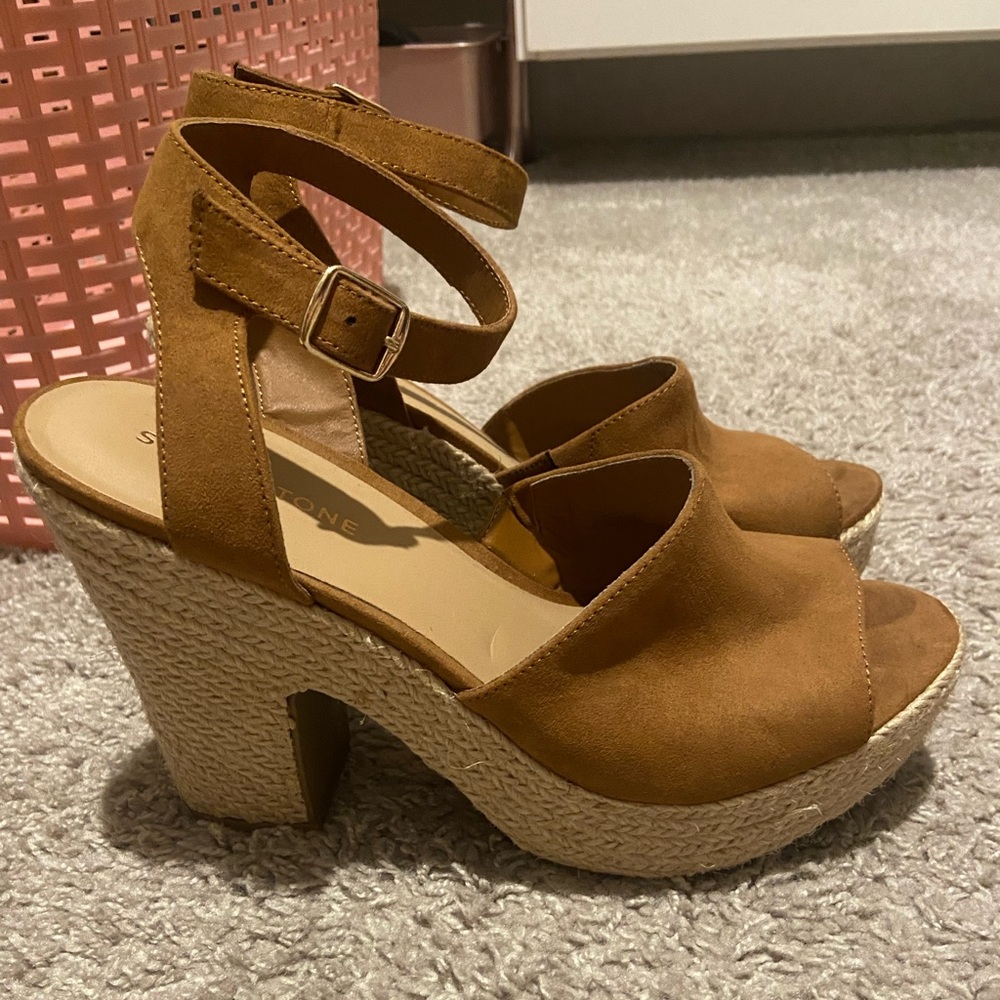 Brown heels
